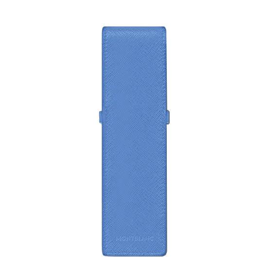 Etui Montblanc na 2 przybory do pisania Sartorial Dusty Blue 198255 - Capodagli 1937