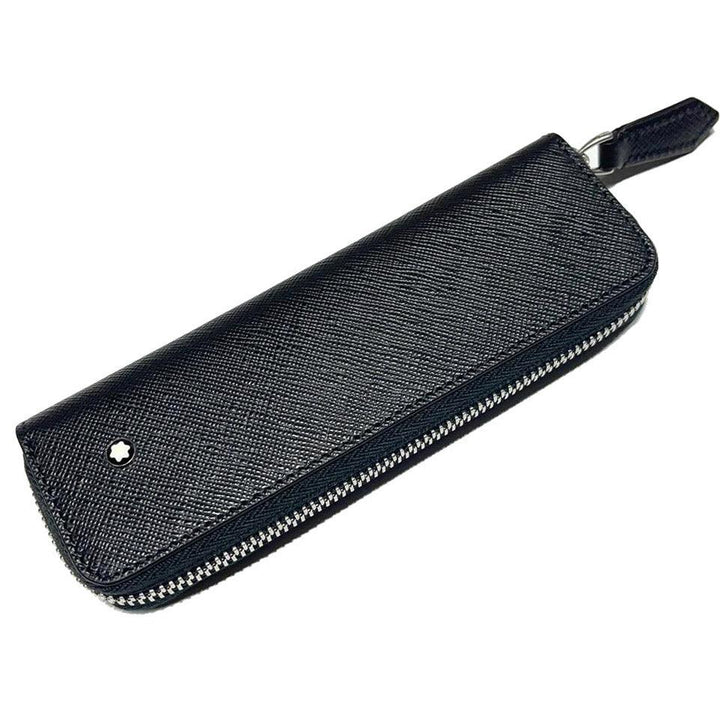 Montblanc etui til 2 skriveredskaber med Sartorial lynlås sort 198363 - Capodagli 1937