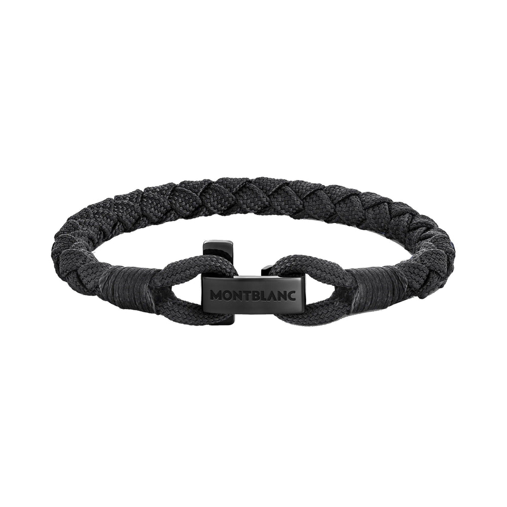 Montblanc Bratara Montblanc cu inchizatoare in T neagra marimea L 13089268 - Capodagli 1937