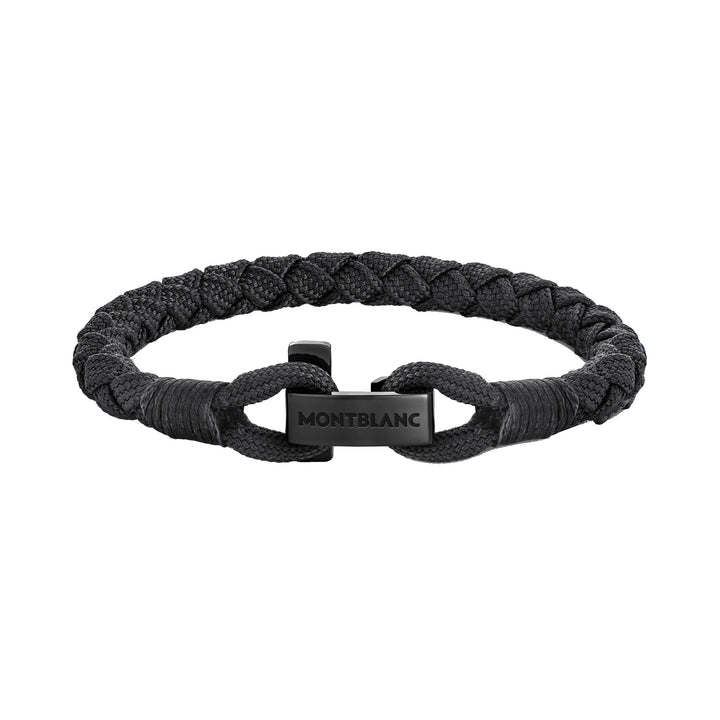 Montblanc Bratara Montblanc cu inchizatoare in T neagra marimea L 13089268 - Capodagli 1937