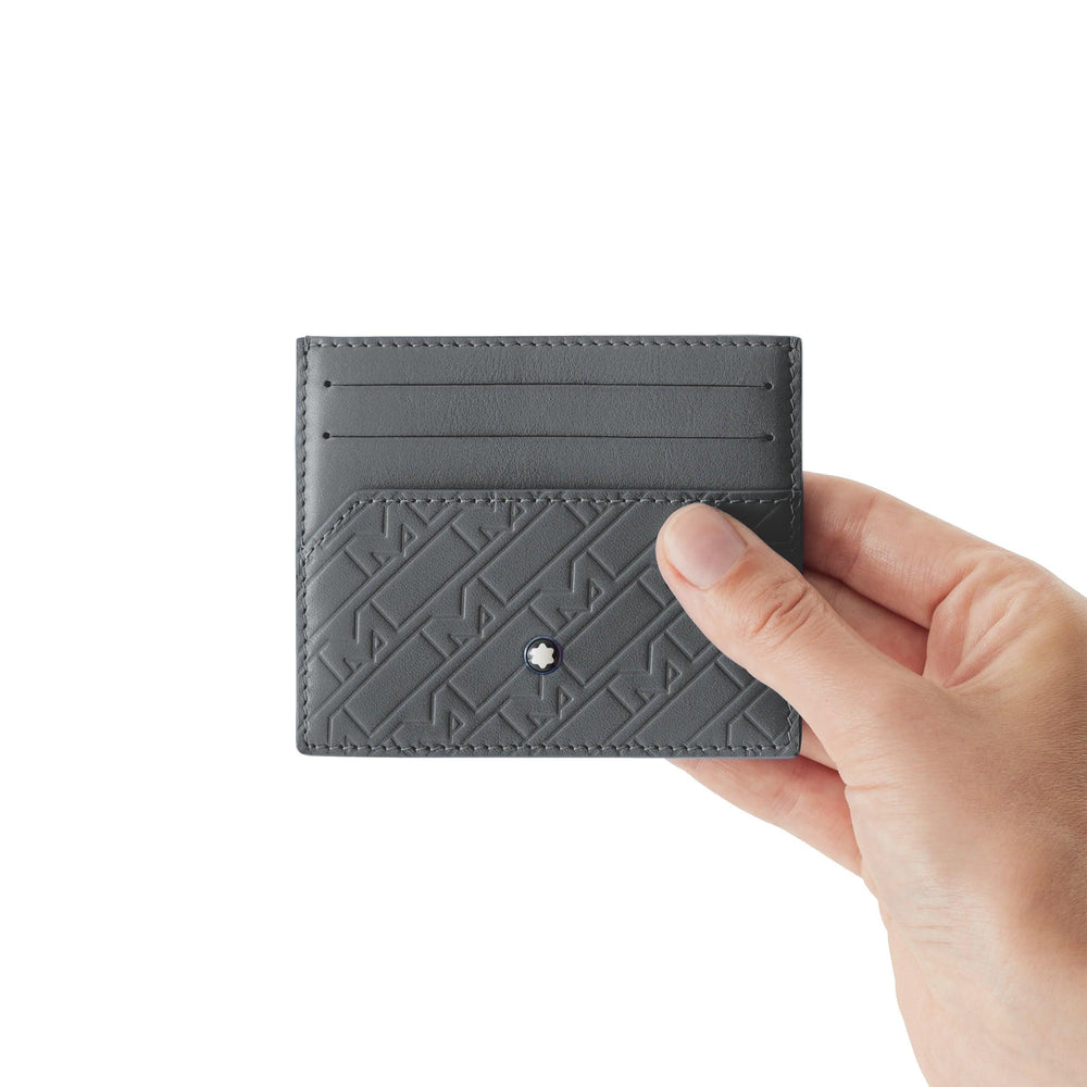 Estojo porta-cartões Montblanc com 6 compartimentos M_Gram 4810 cinza 131849 - Capodagli 1937