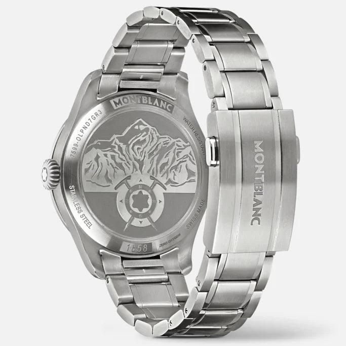 Ceas Montblanc 1858 Automatic Data 0 Oxygen 41mm verde automat otel 133269 - Capodagli 1937