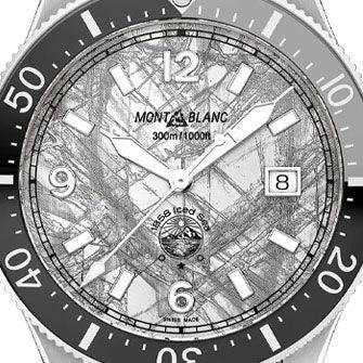 Montblanc horloge 1858 Iced Sea Automatic Date 41mm grijs automatisch staal 130793 - Capodagli 1937