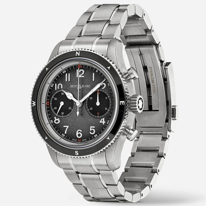 Montblanc orologio Montblanc 1858 Automatic Chronograph 0 Oxygen The 8000 42mm grigio automatico acciaio 130983 - Capodagli 1937