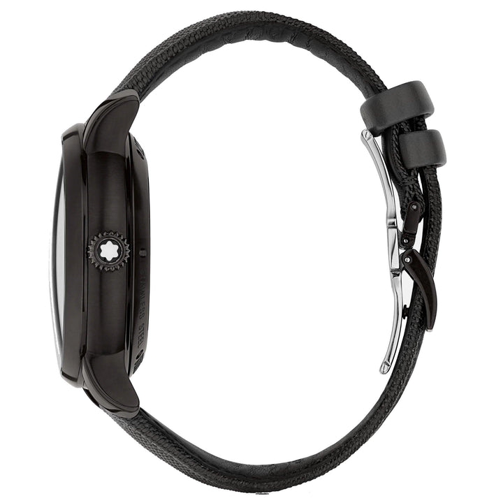 Montblanc Uhr Star Legacy Nicolas Rieussec Chronograph, limitierte Auflage 500 Stück, 43 mm, grauer Automatikstahl, schwarzes DLC-Finish 130985 – Capodagli 1937