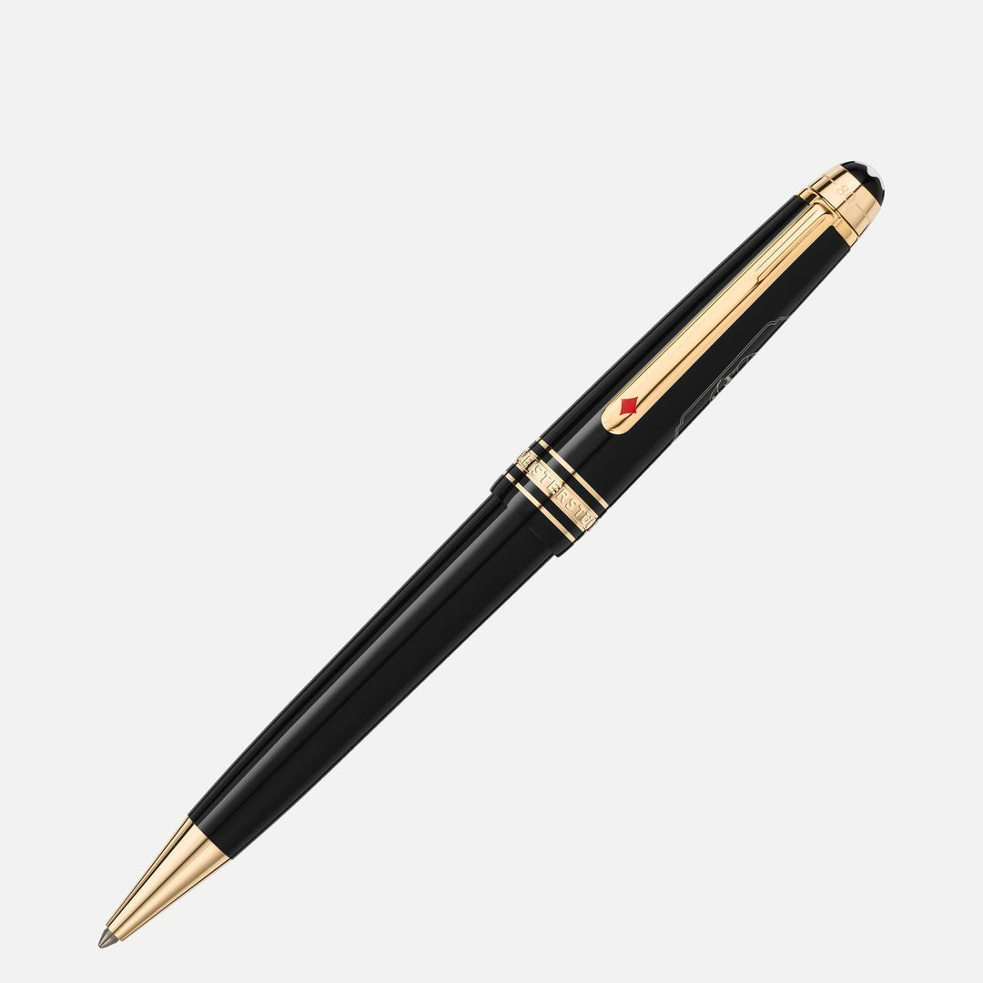 Długopis Montblanc Midsize Meisterstück Dookoła świata w 80 dni ciemnoszary 128380 - Capodagli 1937