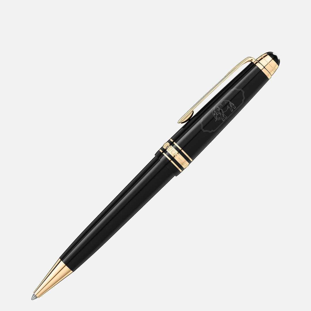 Stylo à bille Montblanc Midsize Meisterstück Le tour du monde en 80 jours gris foncé 128380 - Capodagli 1937