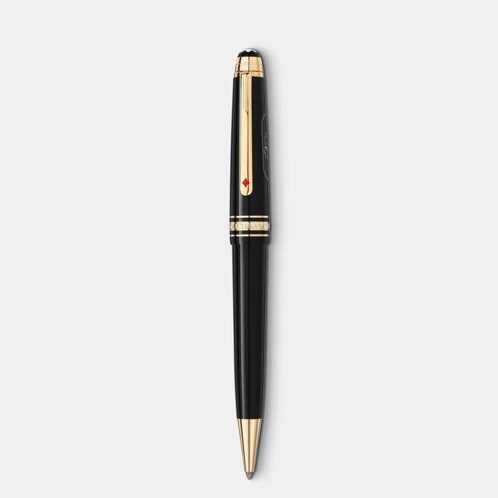 Stylo à bille Montblanc Midsize Meisterstück Le tour du monde en 80 jours gris foncé 128380 - Capodagli 1937