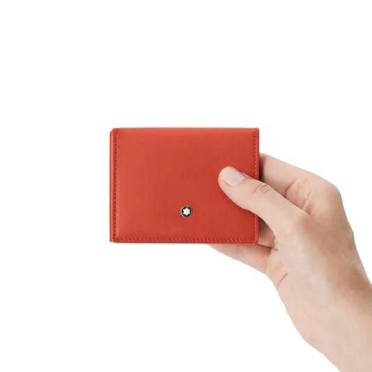 Montblanc porta carte Trio Soft 4 Scomparti corallo 198123 - Capodagli 1937