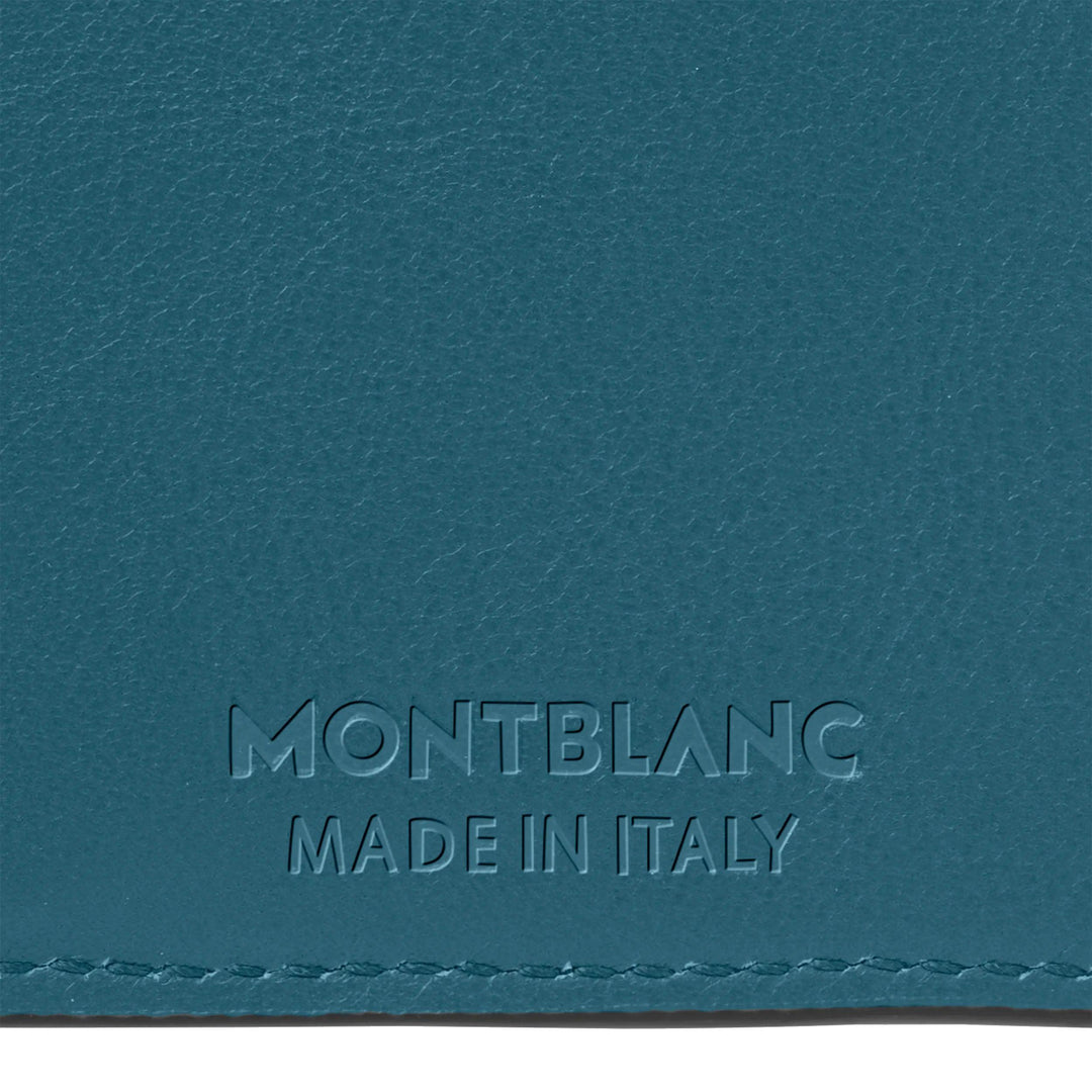 Cartera Montblanc 6 compartimentos Meisterstück Selection Soft teal 131242 - Capodagli 1937