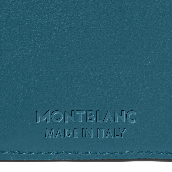 Cartera Montblanc 6 compartimentos Meisterstück Selection Soft teal 131242 - Capodagli 1937