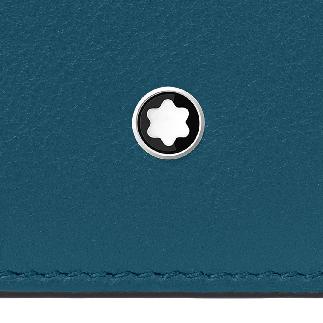 Cartera Montblanc 6 compartimentos Meisterstück Selection Soft teal 131242 - Capodagli 1937