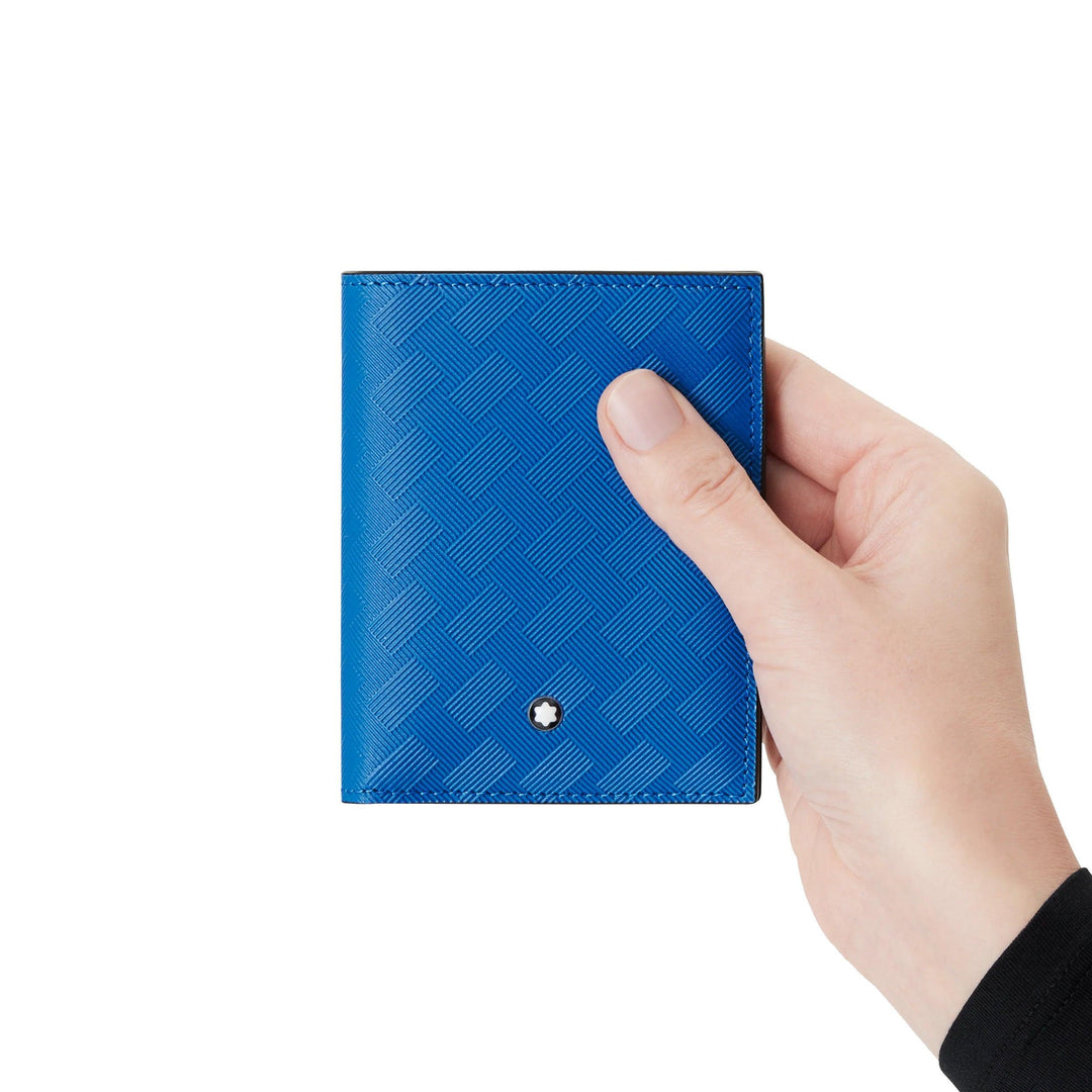 Montblanc compacte portemonnee 6 vakken Montblanc Extreme 3.0 Atlantic Blue 130233 - Capodagli 1937