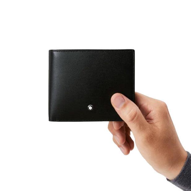 Portfel Montblanc Meisterstück 10 przegródek z czarną portmonetką 5524 - Capodagli 1937