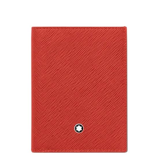 Montblanc portafoglio mini 4 scomparti Sartorial corallo 198229 - Capodagli 1937