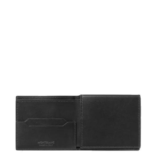 Montblanc slim trio blød pung 4 rum sort 198145 - Capodagli 1937