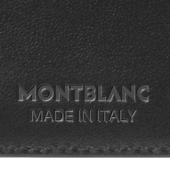 Montblanc slim trio blød pung 4 rum sort 198145 - Capodagli 1937