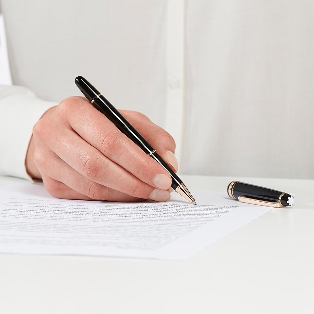 Montblanc roller Meisterstück Guldbelagd Classique 12890 - Capodagli Jewellery