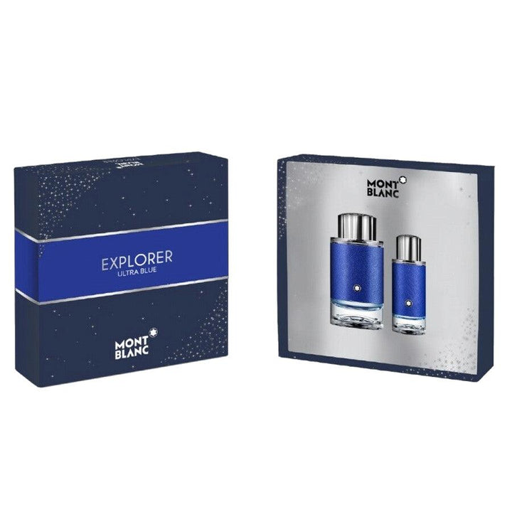 Σετ δώρου Montblanc Explore Ultra Blue 100ml + 30ml MB020C03 - Capodagli 1937