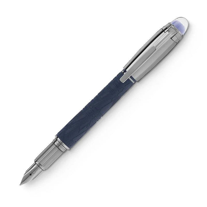 Stylo plume Montblanc Starwalker Spaceblue pointe Doué M 130215 - Capodagli 1937