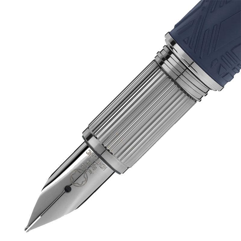 Stylo plume Montblanc Starwalker Spaceblue pointe Doué M 130215 - Capodagli 1937