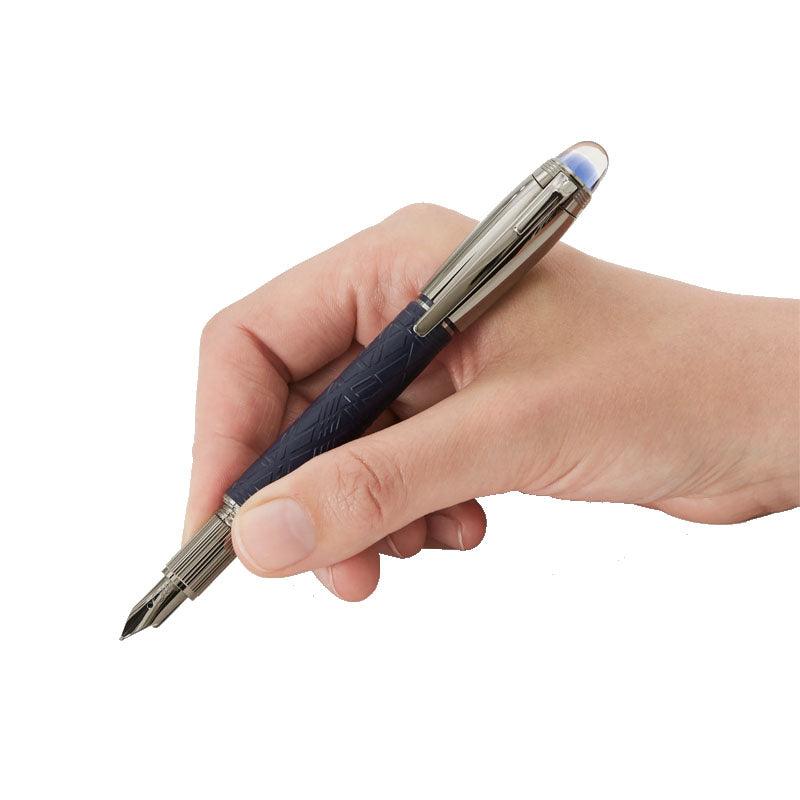 Stylo plume Montblanc Starwalker Spaceblue pointe Doué M 130215 - Capodagli 1937