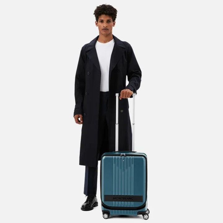 Montblanc handbagagevagn med framficka #My4810 ​​​​teal 131858 - Capodagli 1937