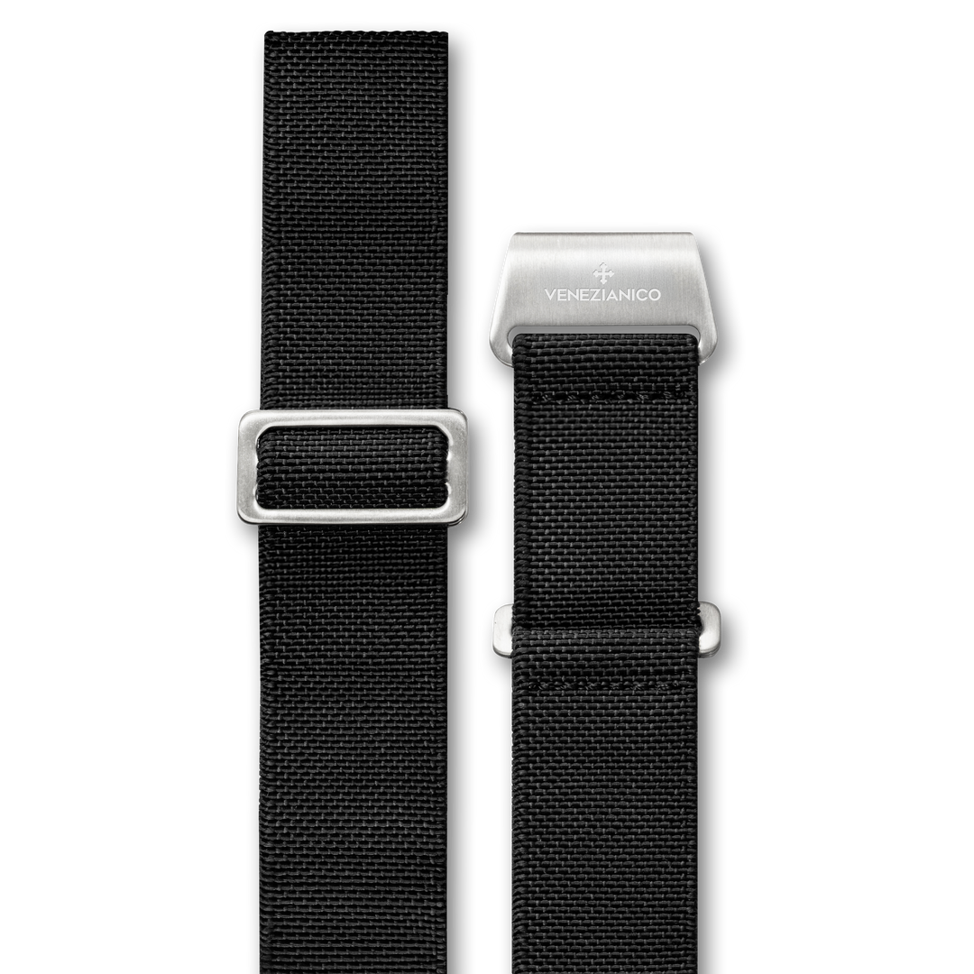 Venezianico Nylonrem 22mm - Svart