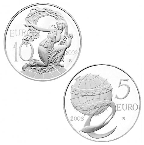 Monete in argento 5€ 10€ L'Europa dei Popoli