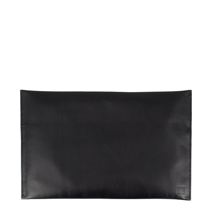 DUDU Pochette Donna Elegante in Pelle con Cerniera Zip Porta Trucchi Cellulare