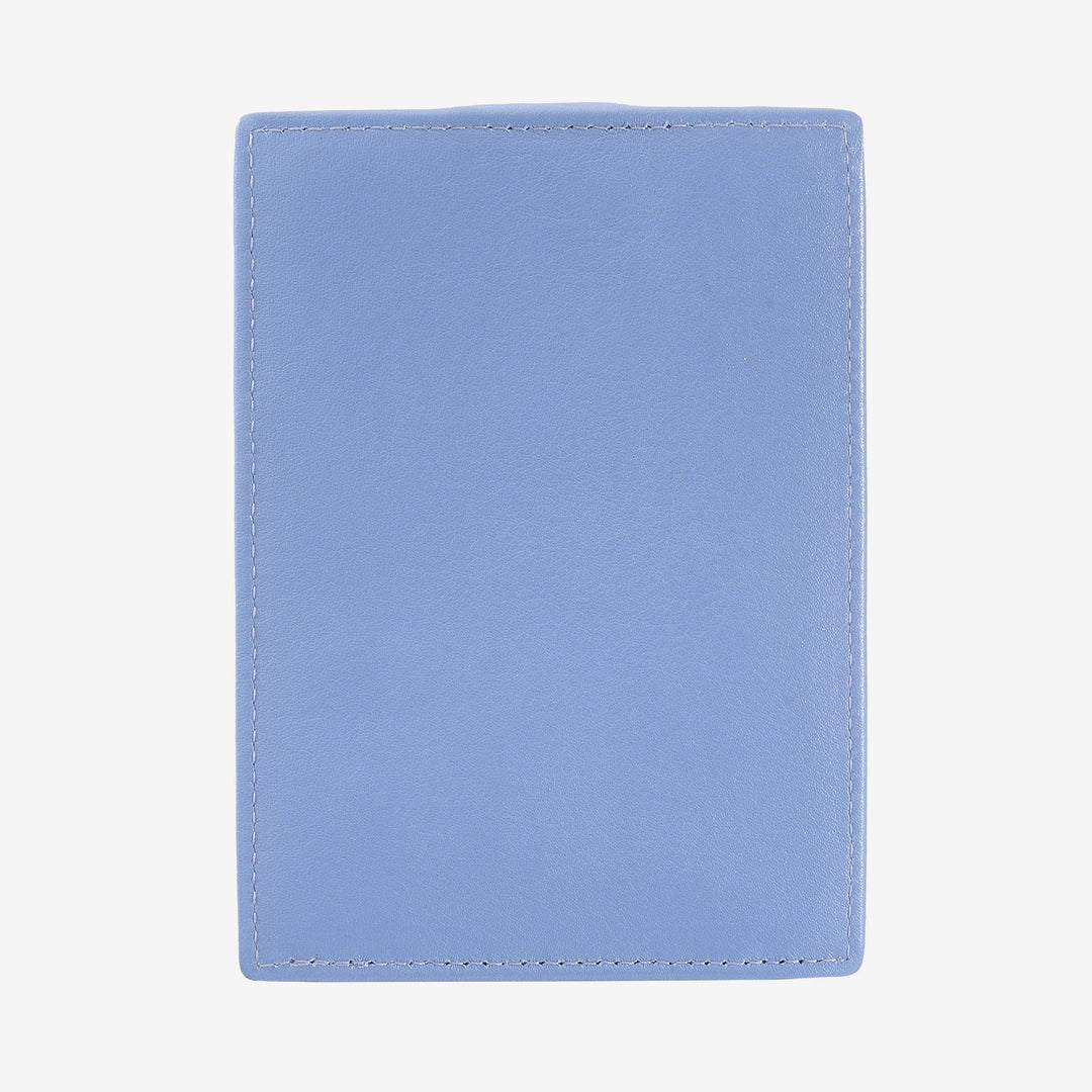 DUDU Tarjetero Slim de Piel Multicolor para Hombre y Mujer con 9 Ranuras y Cierre de Seguridad