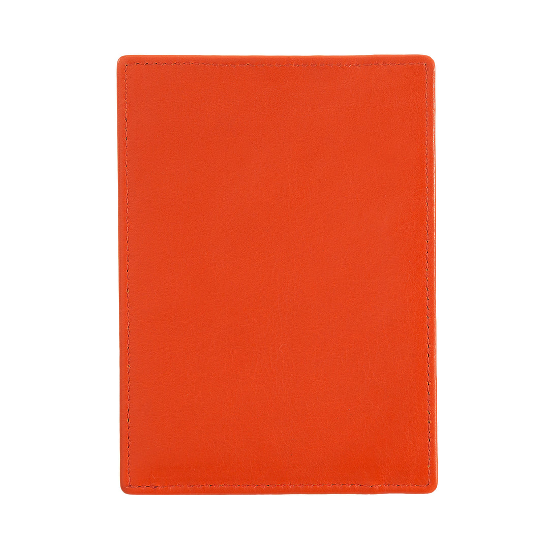 DUDU Porta Carte di Credito in Pelle Multicolore Sottile Slim Uomo Donna con 9 Slot e Chiusura di Sicurezza