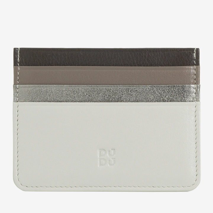 Buntes Kreditkartenetui aus Nappaleder mit 6 Fächern von DUDU