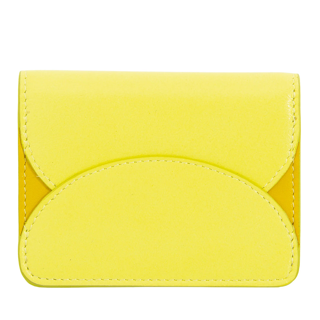 DUDU Tarjetero Compacto de Piel en Forma de Acordeón - Tarjetero para Hombre y Mujer con Múltiples Compartimentos, Cierre con Botones, Práctico para Tarjetas y Documentos