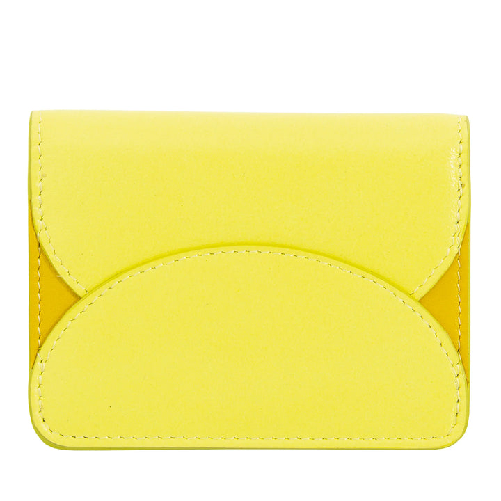 DUDU Tarjetero Compacto de Piel en Forma de Acordeón - Tarjetero para Hombre y Mujer con Múltiples Compartimentos, Cierre con Botones, Práctico para Tarjetas y Documentos