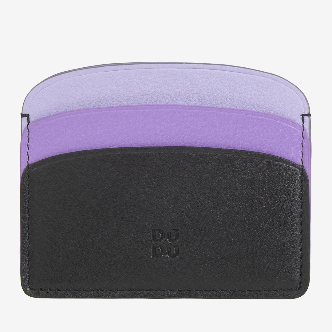 DUDU Thin Credit Card Holder in Soft Leather, Card Holder, Document Holder, Pocket Plate, Slim Design, Colorful