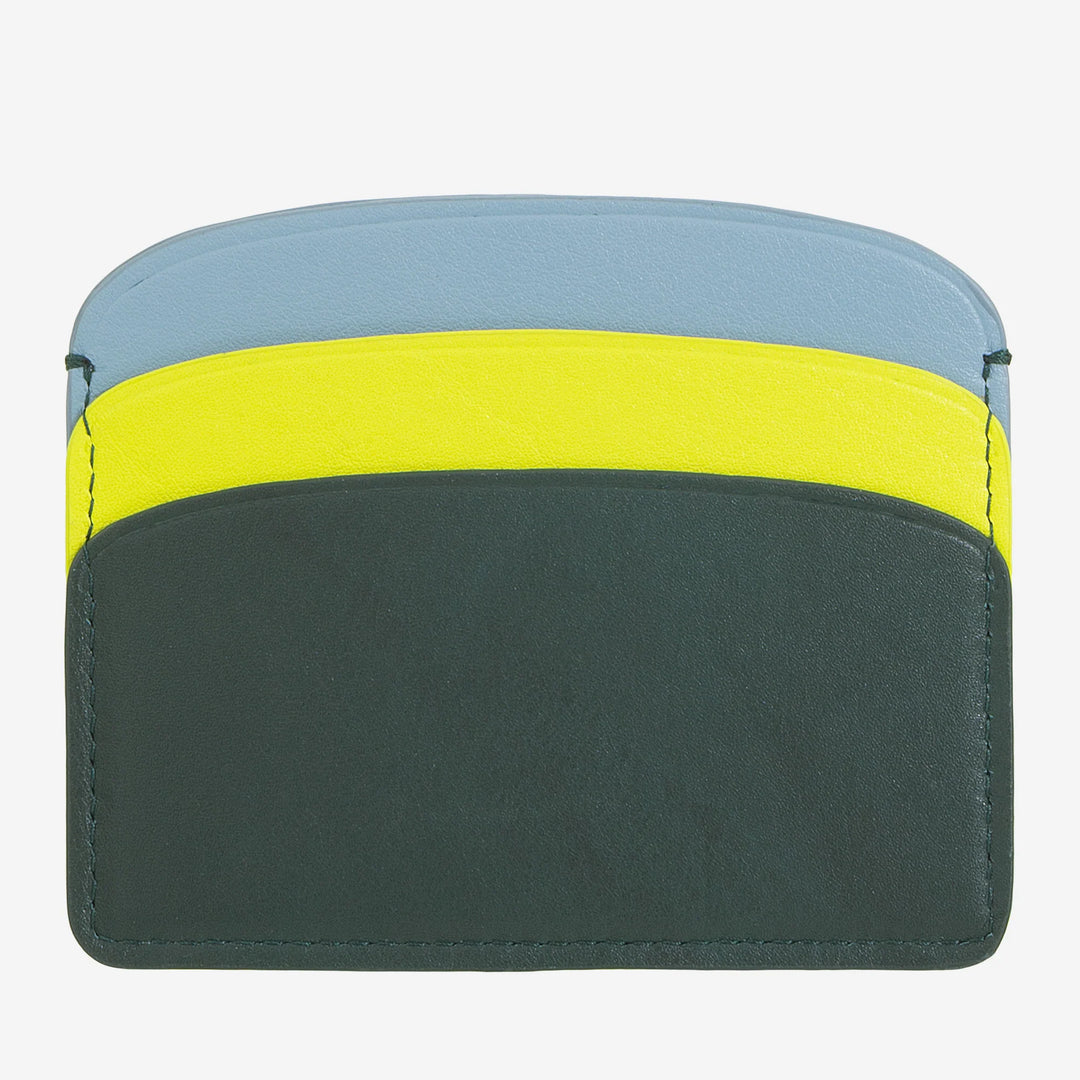 DUDU Thin Credit Card Holder in Soft Leather, Card Holder, Document Holder, Pocket Plate, Slim Design, Colorful