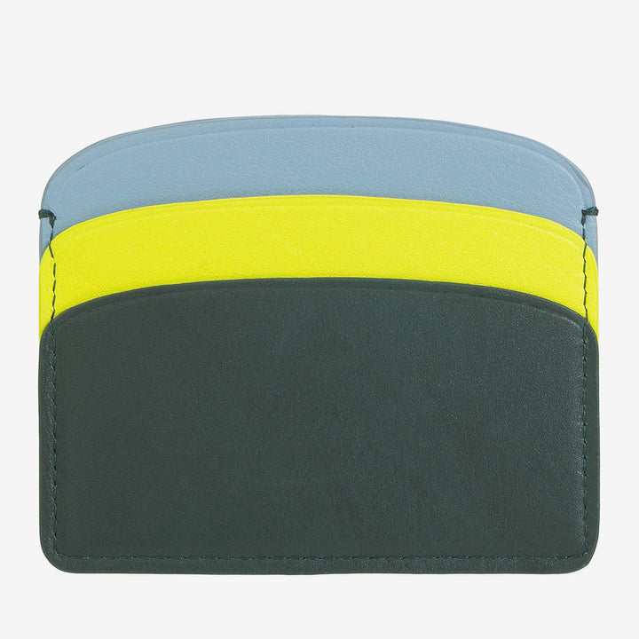 DUDU Thin Credit Card Holder in Soft Leather, Card Holder, Document Holder, Pocket Plate, Slim Design, Colorful