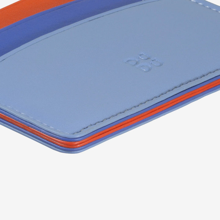 DUDU Thin Credit Card Holder in Soft Leather, Card Holder, Document Holder, Pocket Plate, Slim Design, Colorful