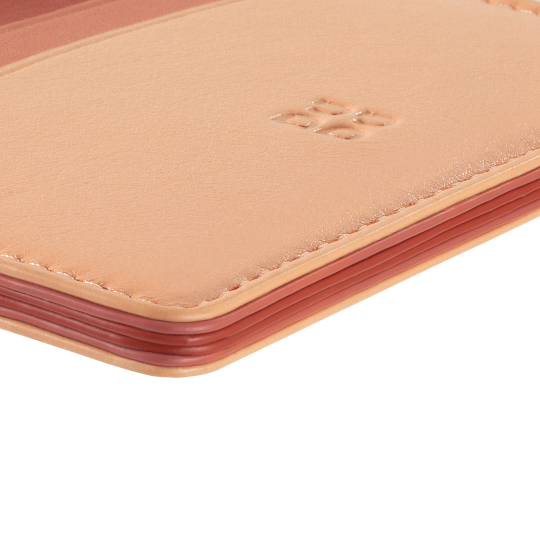 DUDU Thin Credit Card Holder in Soft Leather, Card Holder, Document Holder, Pocket Plate, Slim Design, Colorful