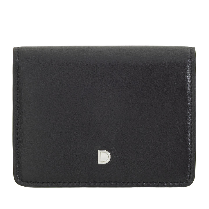DUDU harmonika læder kortholder - Kompakt kortholder til mænd og kvinder med flere rum og knaplukning