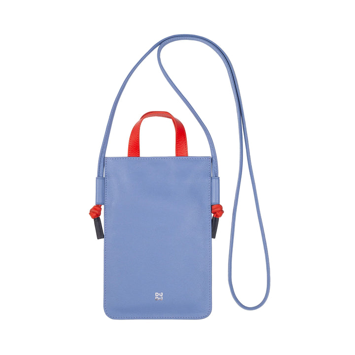 DUDU Borsa a Tracolla per Cellulare in Vera Pelle, Porta Smartphone da Collo da Spalla Elegante, Borsettina per Telefono Colorata