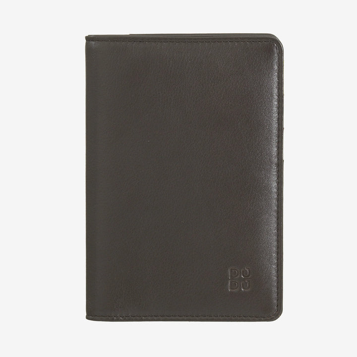 DUDU Többszínű RFID bőr útlevél és hitelkártyatartó