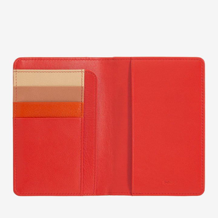 DUDU Többszínű RFID bőr útlevél és hitelkártyatartó