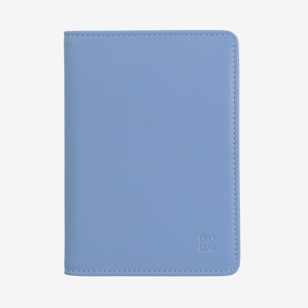 DUDU utazási bőr útlevéltartó tok RFID védelemmel és hitelkártyatartóval