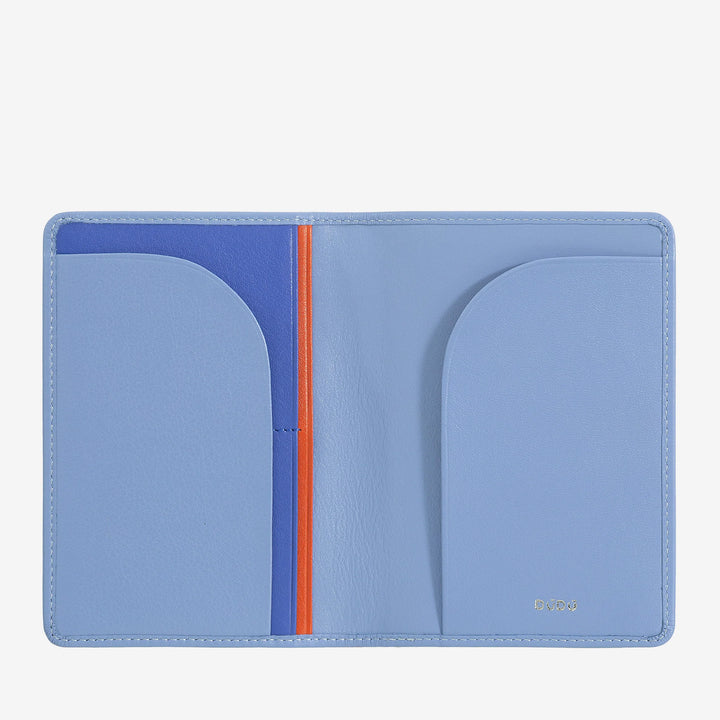 DUDU utazási bőr útlevéltartó tok RFID védelemmel és hitelkártyatartóval