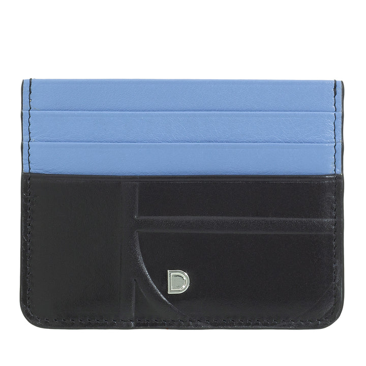 DUDU Printed Leather Credit Card Holder, Compact and Pocket-sized Slim Card Holder - Lightweight, Elegant and Functional, Perfect for Pocket or Bag