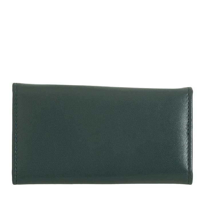 Chaveiro clássico DUDU em couro genuíno para homens e mulheres multicolorido com 6 ganchos