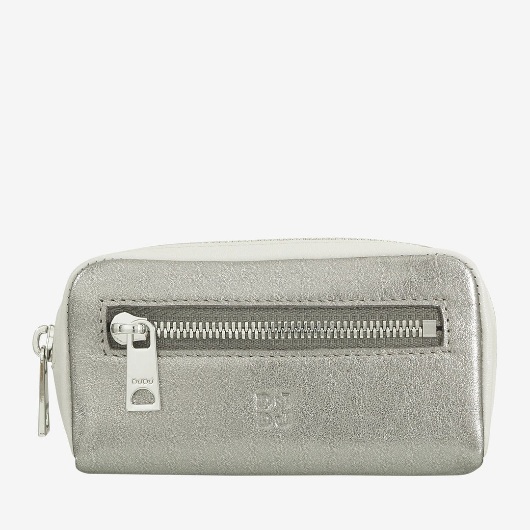 Kleurrijke unisex sleutelhanger van echt kalfsleer van DUDU