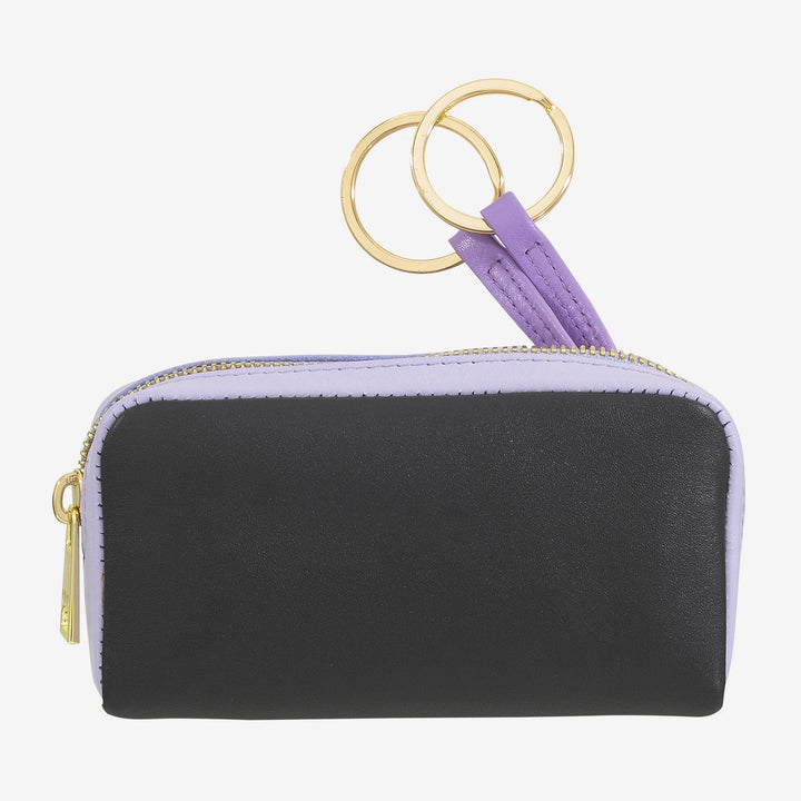 Kleurrijke unisex sleutelhanger van echt kalfsleer van DUDU